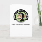 Funny Cheapskate Geburtstagskarte Karte (Rückseite)