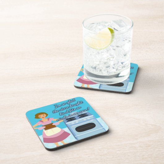 Funny Cheatin Brownies Slogan Untersetzer (Rechte Seite)