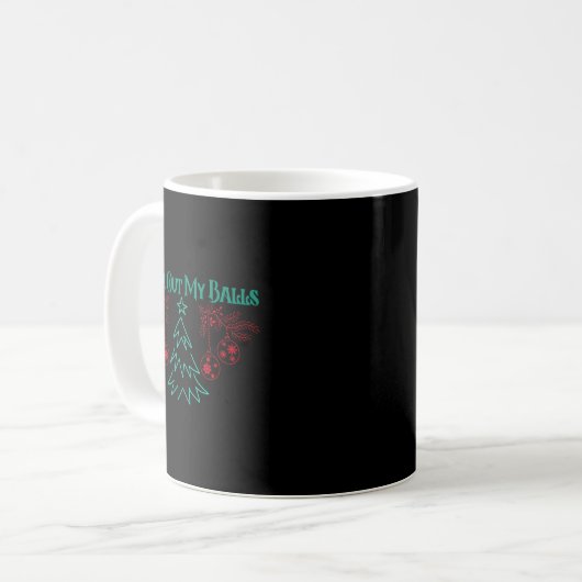 Funny Check Out My Christmas Ornaments T Shirt  Kaffeetasse (Vorderseite Links)