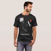 Funny Checkmate Chess Basketball Game Board King P T-Shirt (Vorne ganz)