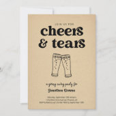 Funny Chee & Tars Biers gehen weg Party Einladung (Vorderseite)