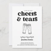 Funny Chee & Tars Biers gehen weg Party Einladung (Vorderseite)