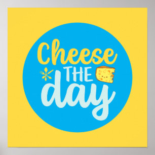 Funny Chee The Day Retro Colour Kitchart Poster