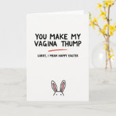 Funny Cheeky Animal Friend Card Karte (Gelbe Blume)