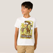 Funny Cheeky Monkey im Dschungel T - Shirt (Vorne ganz)