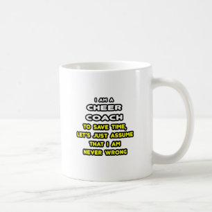Funny Cheer Coach T - Shirt und Geschenke Kaffeetasse