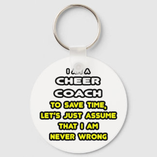Funny Cheer Coach T - Shirt und Geschenke Schlüsselanhänger