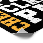 Funny Cheer Vater Drive Pay Clap Pay Poster (Ecke)
