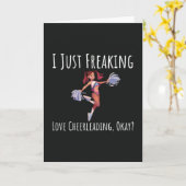 Funny Cheerleader Cards Dance Sport Dancing Dancer Karte (Gelbe Blume)