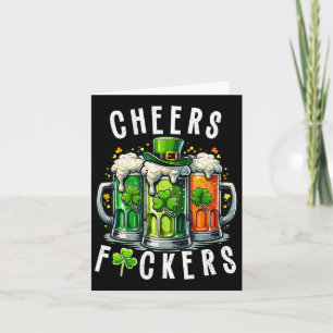 Funny Cheers Ers St Patricks Day Irish Drink Karte