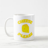 Funny Cheese Bitte Keil von Schweizer Käse Kaffeetasse (Links)