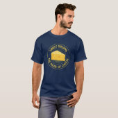 Funny Cheese Lover Sweet Dreams werden aus Käse ge T-Shirt (Vorne ganz)