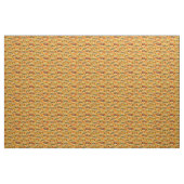 Funny Cheeseburger auf gelbem Lebensmittelmuster Stoff (Yard (91,4 cm))