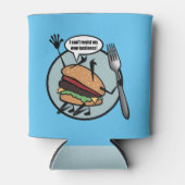 FUNNY CHEESEBURGER CAN COOLER DOSENKÜHLER (Vorderseite)