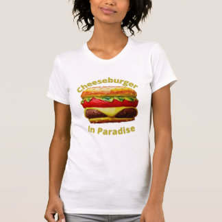 Funny Cheeseburger im Paradies T-Shirt