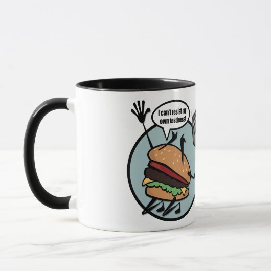 FUNNY CHEESEBURGER RINGER TASSE (Links)