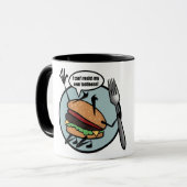 FUNNY CHEESEBURGER RINGER TASSE (Vorderseite Links)