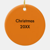 FUNNY CHEESEBURGER RUNDE KERAMIK ORNAMENT (Hinten)