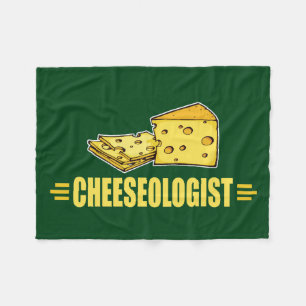 Funny Cheeseologin Cheesehead Fleecedecke