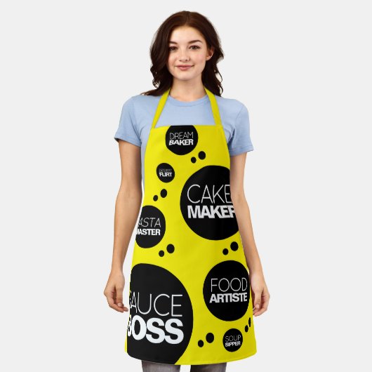 Funny Cheesy Cook Koch Baker Feinschmecker Titles Schürze (Getragen)