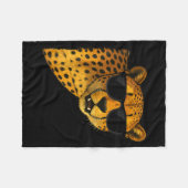 Funny Cheetah Art For Men Women Kids Animal Safari Fleecedecke (Vorderseite (Horizontal))