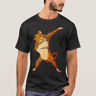Funny Cheetah Tanz für Kinder Jungen Mädchen Dabbi T-Shirt