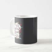 Funny Chef Christmas Graphics Lights Lover Cook Co Kaffeetasse (Vorderseite Links)
