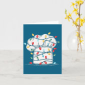 Funny Chef Christmas Graphics Lights Lover Cook Co Karte (Gelbe Blume)
