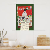 Funny Chef Specials Poster Retro Food Pun Kitchen (Küche)