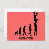 Funny cheleading postkarte (Vorne/Hinten)