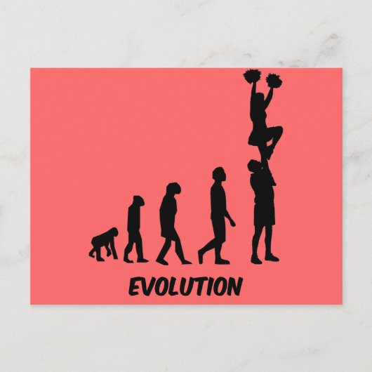 Funny cheleading postkarte (Vorderseite)