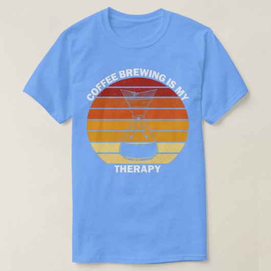 Funny Chemex Kaffeepause ist meine Therapie T-Shirt (Design vorne)