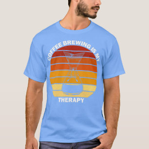 Funny Chemex Kaffeepause ist meine Therapie T-Shirt