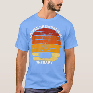 Funny Chemex Kaffeepause ist meine Therapie T-Shirt