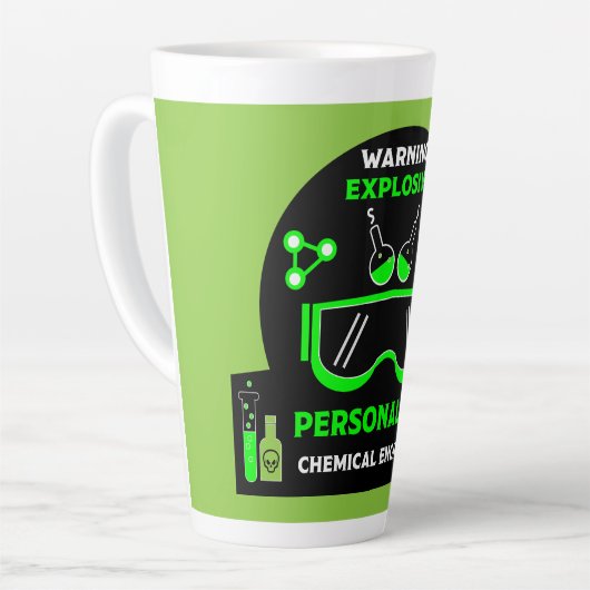 Funny Chemical Engineer Geschenke Milchtasse (Linke Ecke)