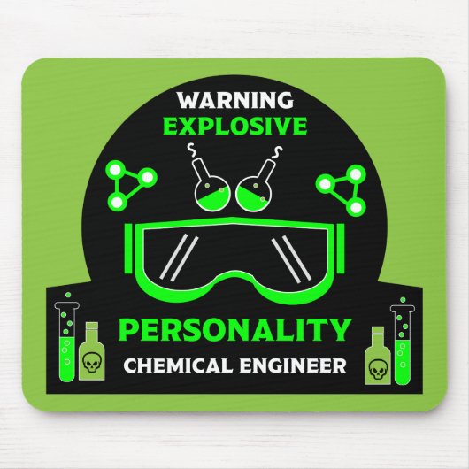 Funny Chemical Engineer Geschenke Mousepad (Vorne)