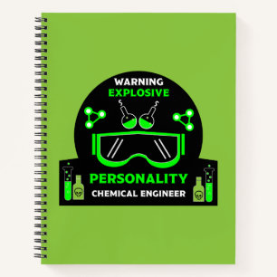 Funny Chemical Engineer Geschenke Notizblock