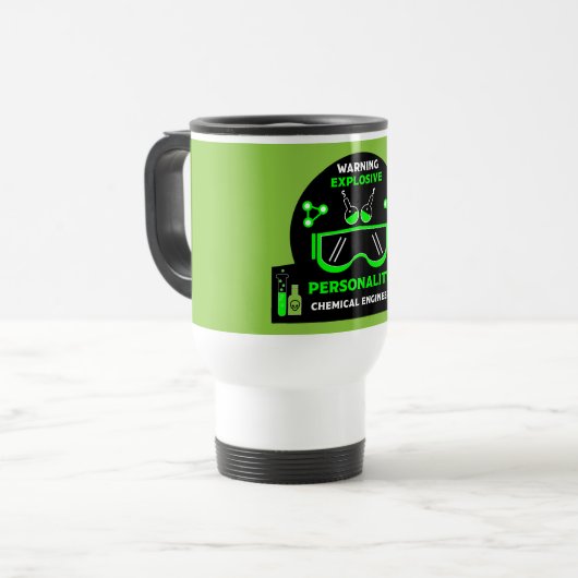 Funny Chemical Engineer Geschenke Reisebecher (Vorderseite Links)