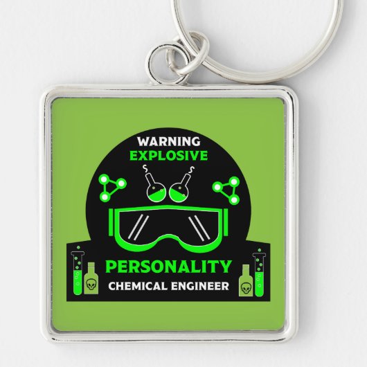 Funny Chemical Engineer Geschenke Schlüsselanhänger (Vorne)