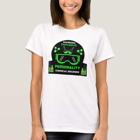 Funny Chemical Engineer Geschenke T-Shirt (Vorderseite)