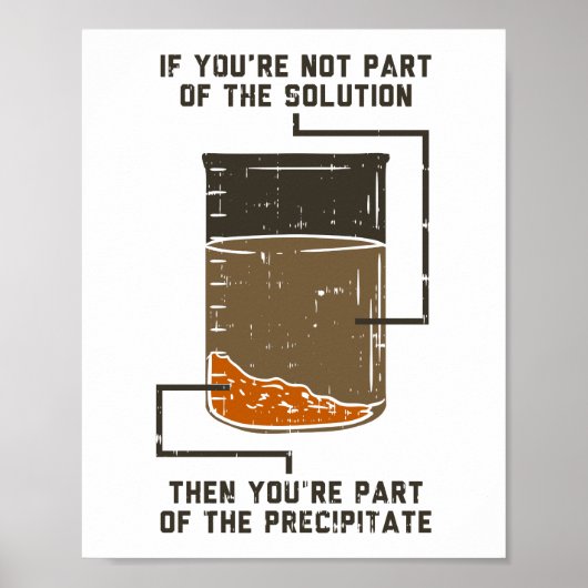 Funny Chemical Solution Poster (Vorne)