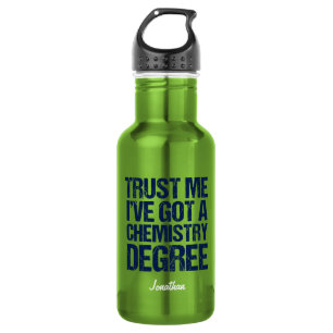 Funny Chemie Abschluss Chem Graduate Spaß Edelstahlflasche