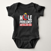 Funny Chemie Formel Mole Problem Science Baby Strampler (Vorderseite)