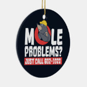 Funny Chemie Formel Mole Problem Science Gag Keramik Ornament (Rechts)