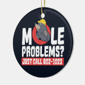 Funny Chemie Formel Mole Problem Science Gag Keramik Ornament (Links)