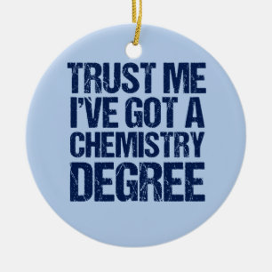 Funny Chemistry Abschluss Keramik Ornament