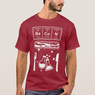 Funny Chemistry Bacon Lover Science T-Shirt