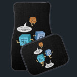 Funny Chemistry Birthday Gag Chemieelemente Autofußmatte<br><div class="desc">Funny Chemistry Birthday Gag Chemical Elements Car Floor Mat. Ideal für Wissenschafts- und Chemiefans,  die periodische Tischelemente mit Liebe spielen</div>
