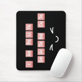 Funny Chemistry Elements Design Smart Niedlich Pol Mousepad (Mit Mouse)