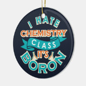 Funny Chemistry Gag Science Graduate Keramik Ornament (Links)